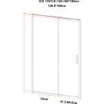 Διαχωριστικό πάνελ ICS 119FC/140 - Image 2