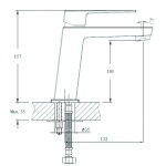 Ορειχάλκινη μπαταρία ELINOR ICF 1491085 - Image 3