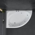 Μπανιέρα υδρομασάζ ICSH 151050 W L