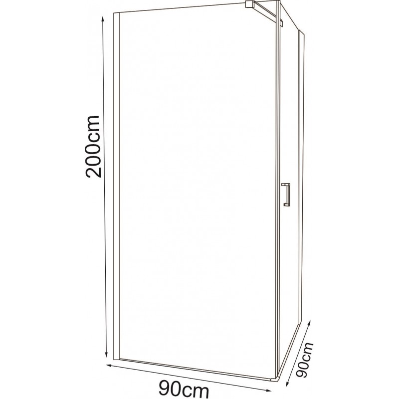 157R-NEW-800x800-1 Καμπίνα ντους ICL 157 90 R NEW - Image 1