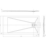 Ντουζιέρα ROUGH STONE ICST 16080RS-2