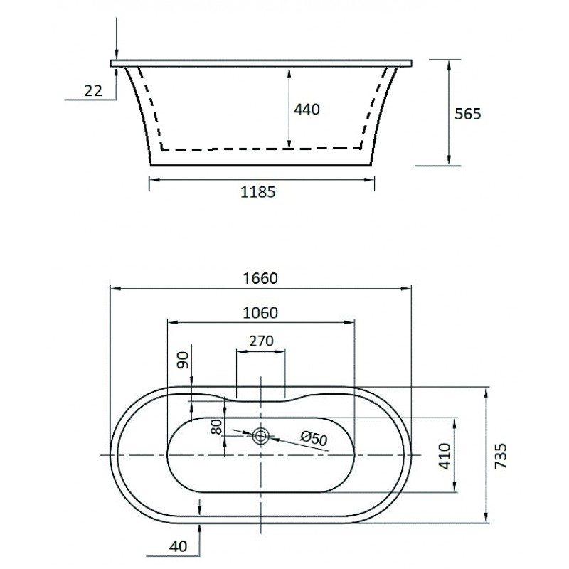1808-800x800-1 Μπανιέρα ICSH LB 1808 W - Image 1