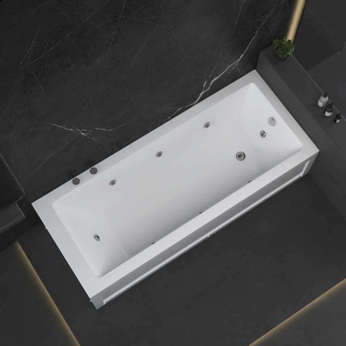 Μπανιέρα υδρομασάζ ICSH 188050 W - Image 2