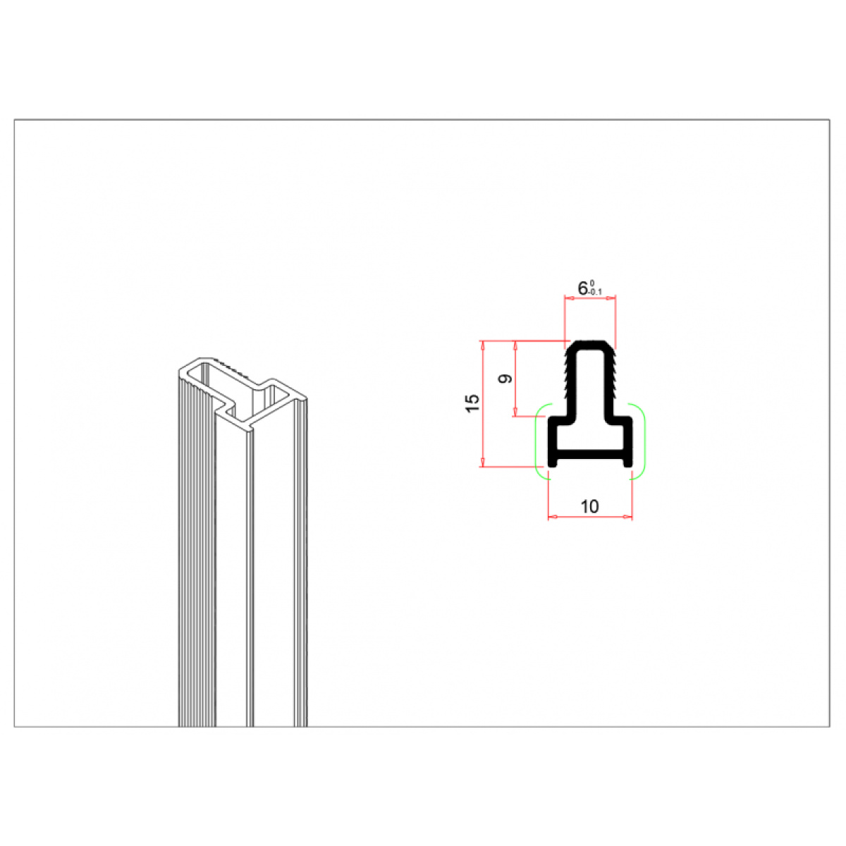 Προφίλ αλουμινίου ICS 4-114 - Image 2