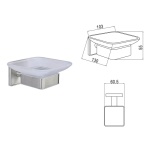 MODENA BRUSH σαπουνοθήκη 3859BS - Image 2
