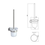 LUSSO BRUSH πιγκάλ τουαλέτας 3694BS - Image 3