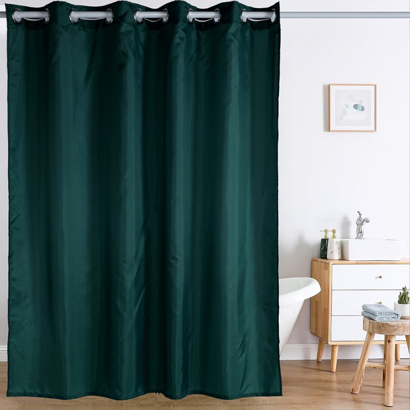 205DG_web_2-800x800-1 Κουρτίνα μπάνιου 180-200 cm σκούρο πράσινο 205DG - Image 1