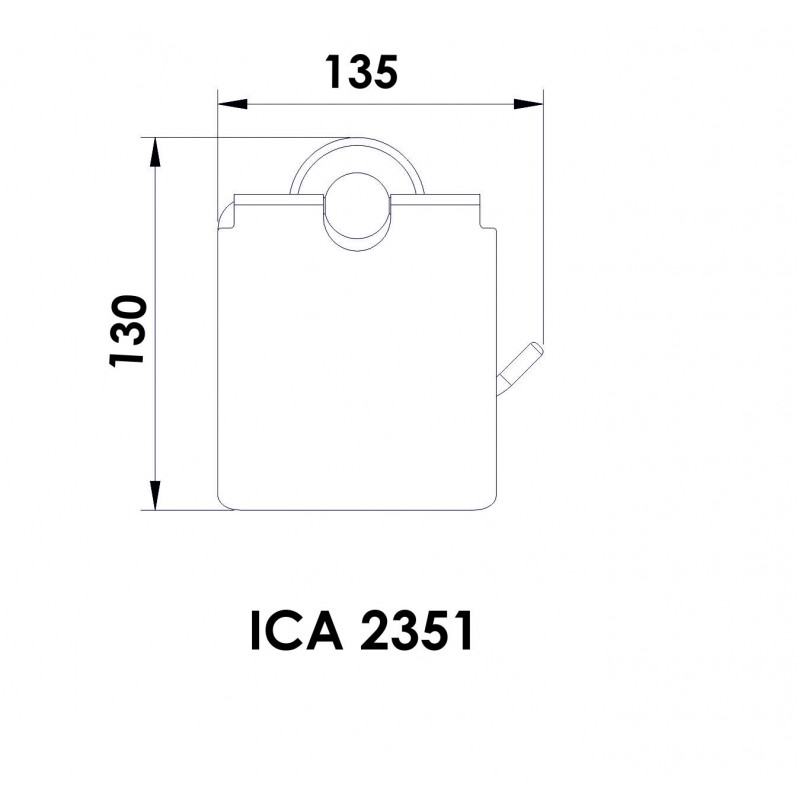 2351-800x800-1 Αξεσουάρ μπάνιου Άστι ICA 2351 - Image 1