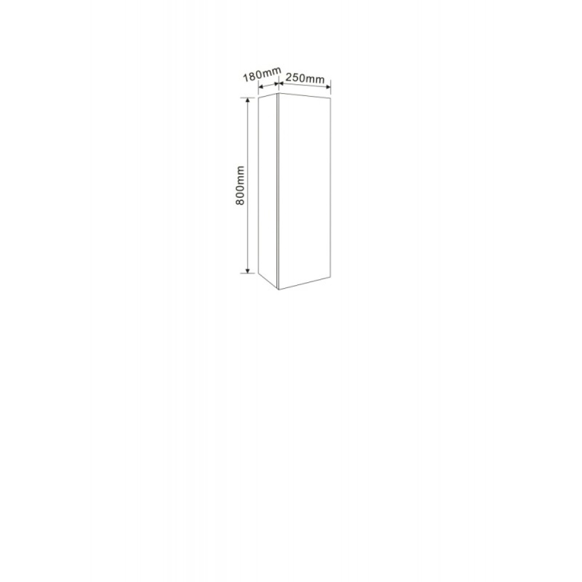 Επιτοίχια PVC στήλη ANIELA 2517-80 - Image 2