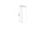 Επιτοίχια PVC στήλη AMO 2519-80 - Image 2