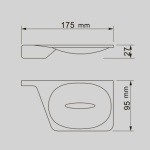 Αξεσουάρ μπάνιου RIHANNA ICA 2859G - Image 2