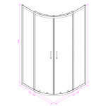 Καμπίνα ντους ICS 585/31 NEW 80*80 EASY ASSEMBLE - Image 2