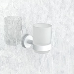 LUSSO WHITE MATT ποτήρι 3658WM