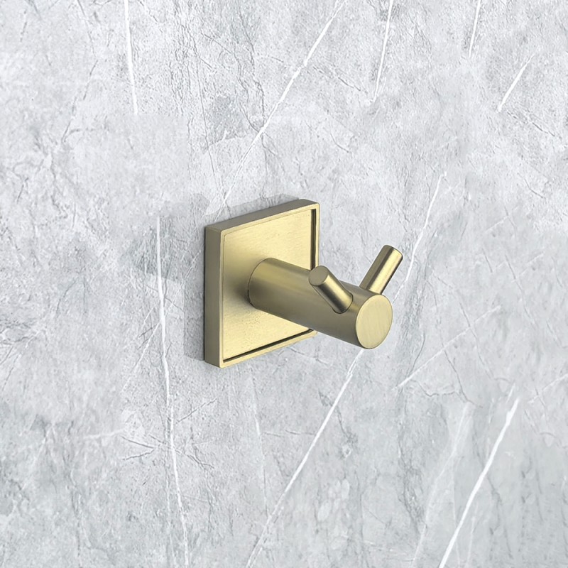 3-800x800-42 MODENA BRUSH GOLD διπλή κρεμάστρα 3850-2BG - Image 1
