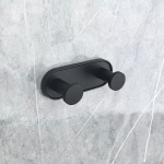 LUSSO BLACK MATT διπλή κρεμάστρα 3653-2BM