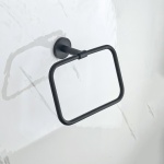 LUSSO BLACK MATT πετσετοθήκη 3660BM