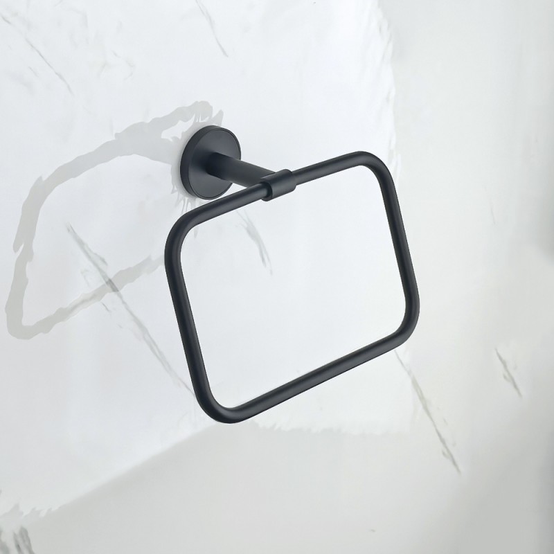 3-800x800-53 LUSSO BLACK MATT πετσετοθήκη 3660BM - Image 1