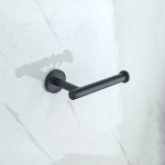 LUSSO BLACK MATT χαρτοθήκη τουαλέτας 3651-1BM