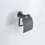 LUSSO BLACK MATT χαρτοθήκη τουαλέτας 3651BM
