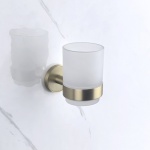 LUSSO BRUSH GOLD ποτήρι 3658BG