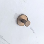 LUSSO BRUSH ROSE GOLD μονή κρεμάστρα 3653-1BRG