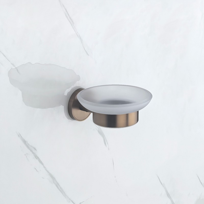 3-800x800-86 LUSSO BRUSH ROSE GOLD σαπουνοθήκη 3659BRG - Image 1