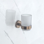 LUSSO BRUSH ROSE GOLD ποτήρι 3658BRG