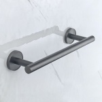 LUSSO GUN GREY βάση για πετσέτα 30cm 3624GG - Image 2