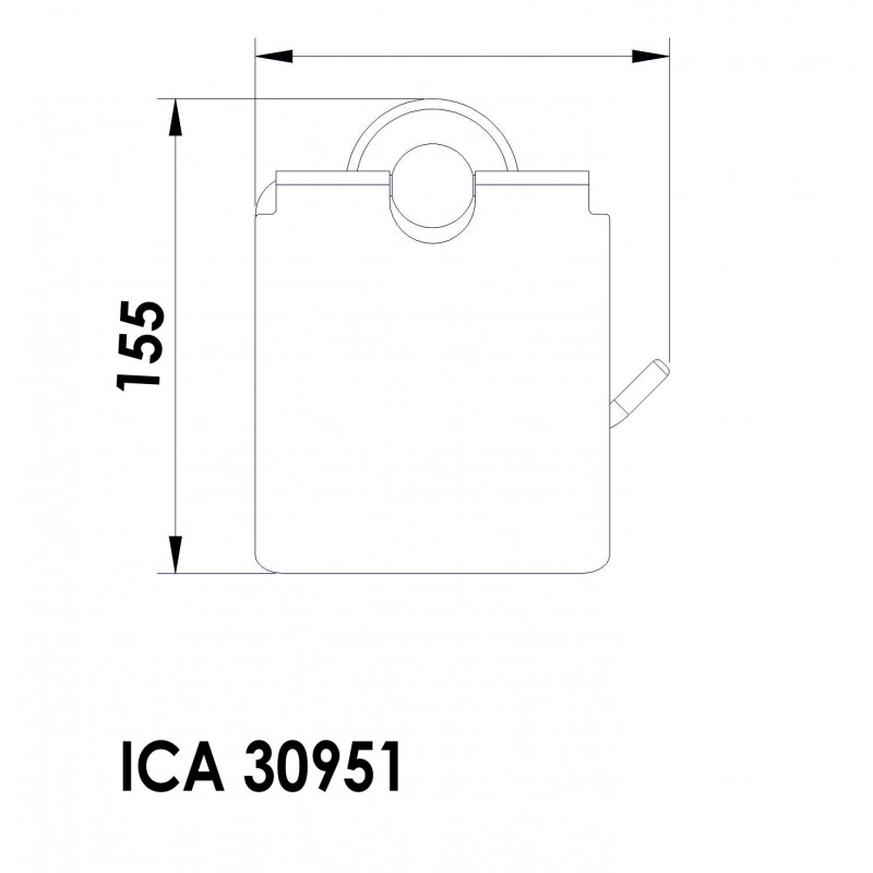30951-800x800-1 Αξεσουάρ μπάνιου ΑΡΙΕΛ ICA 30951 - Image 1