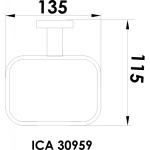 Αξεσουάρ μπάνιου ΑΡΙΕΛ ICA 30959
