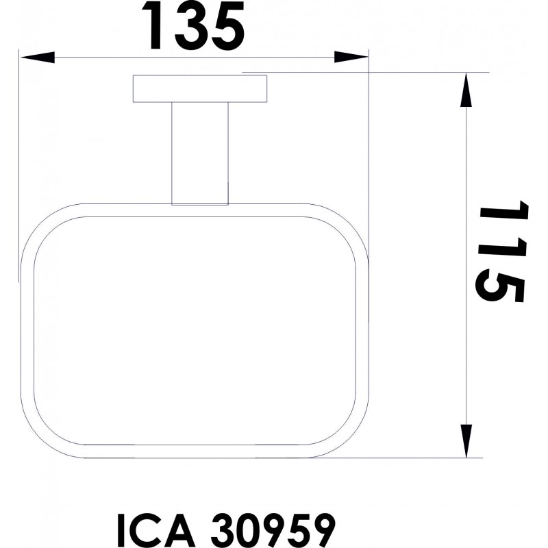 30959-800x800-1 Αξεσουάρ μπάνιου ΑΡΙΕΛ ICA 30959 - Image 1