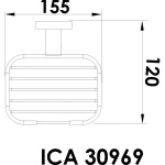 Αξεσουάρ μπάνιου ΑΡΙΕΛ ICA 30969