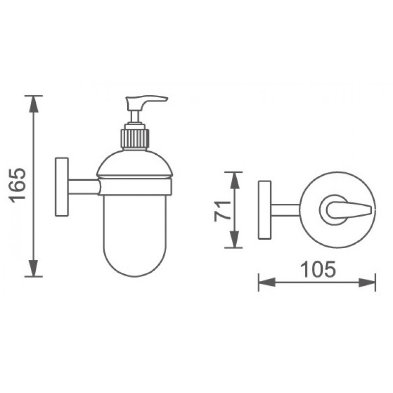 3481-800x800-1 Αξεσουάρ μπάνιου ΑΒΑ ICA 3463W - Image 1