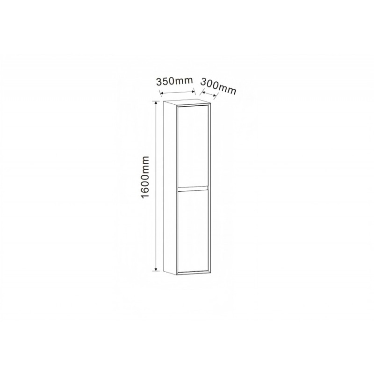 Στήλη μπάνιου ICP 35160WOODEN - Image 3
