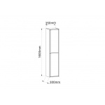 Στήλη μπάνιου CARRARA 3530-9010 - Image 3