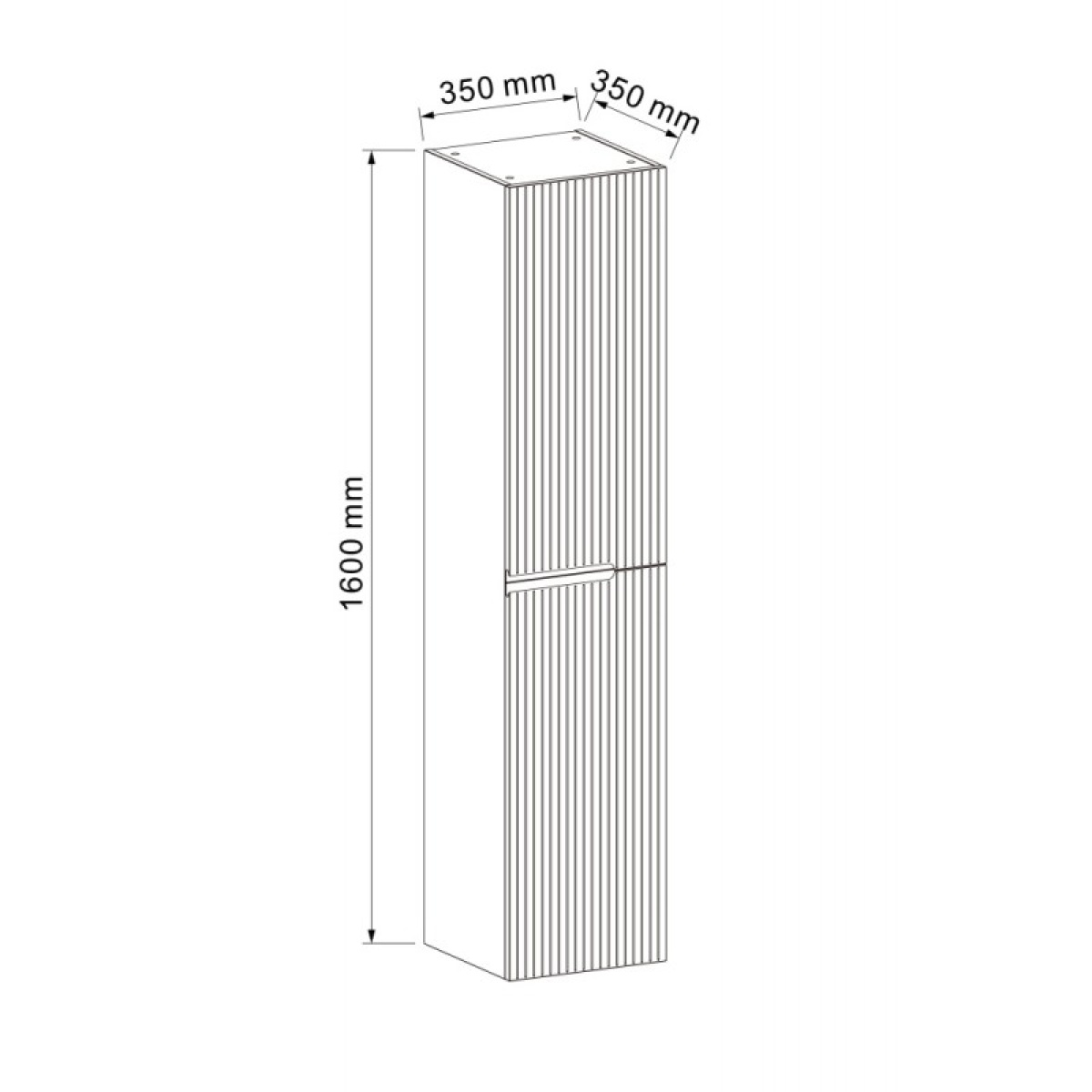 PVC στήλη ELORIA 3535 GREY - Image 2