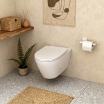 MODENA WHITE MATT χαρτοθήκη τουαλέτας 3851-1WM