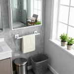 MODENA WHITE MATT βάση για πετσέτα 30cm 3824WM