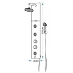 Πάνελ υδρομασάζ ICSH 3684B «ΕΜΟΝΑ» - Image 2
