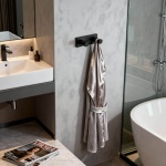 MODENA BLACK MATT διπλή κρεμάστρα 3853-2BM