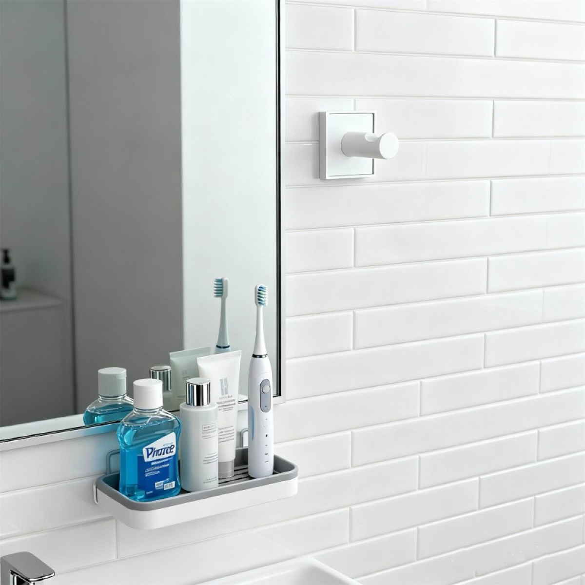 MODENA WHITE MATT κρεμάστρα 3853-1WM - Image 2