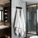 MODENA BLACK MATT τριπλή κρεμάστρα 3853-3BM