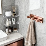 MODENA BRUSH ROSE GOLD τριπλή κρεμάστρα 3853-3BR