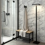 MODENA BLACK MATT μονή κρεμάστρα 3850BM