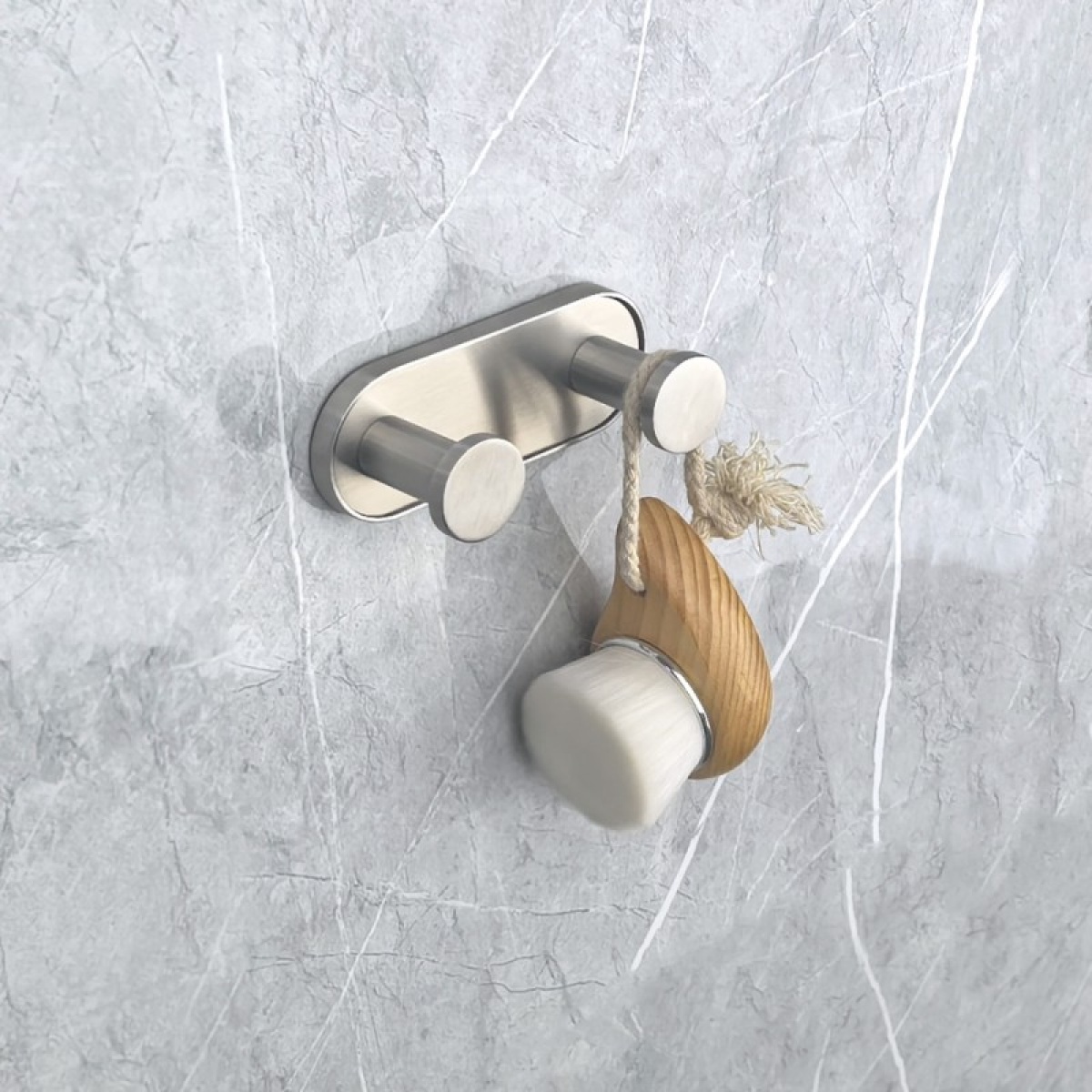 LUSSO BRUSH διπλή κρεμάστρα 3653-2BS - Image 2