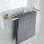 MODENA BRUSH GOLD διπλή πετσετοθήκη 3848BG - Image 2