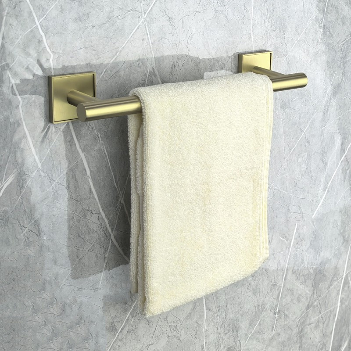 MODENA BRUSH GOLD βάση για πετσέτα 30cm 3824BG - Image 2