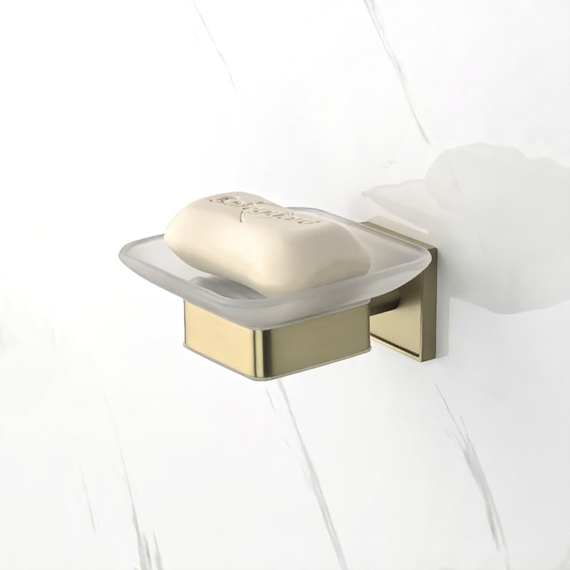 4-800x800-41 MODENA BRUSH GOLD σαπουνοθήκη 3859BG - Image 1
