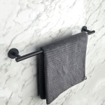 LUSSO BLACK MATT βάση για πετσέτα 60cm 3625BM