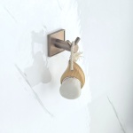 MODENA BRUSH ROSE GOLD διπλή κρεμάστρα 3850-2BRG